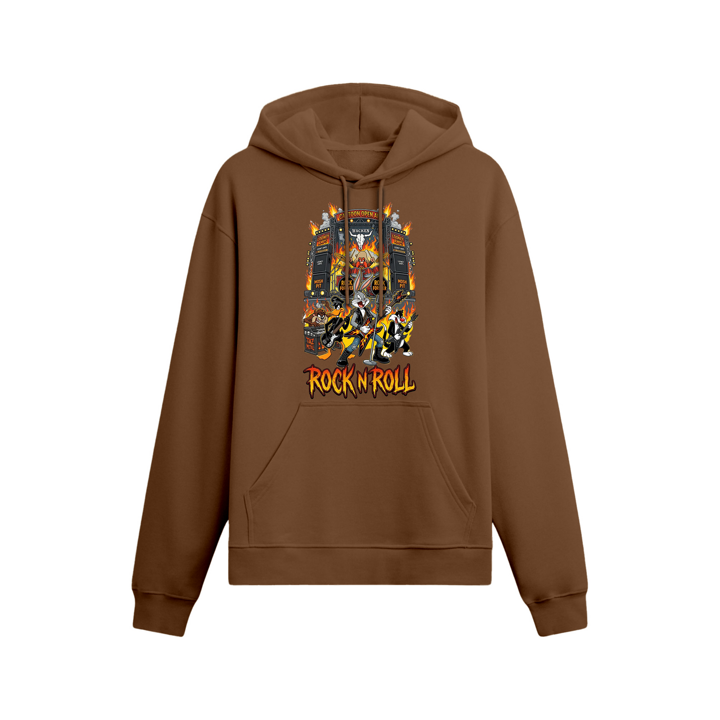 Looney Tunes: Retro Rock Riot Oversize Hoodie