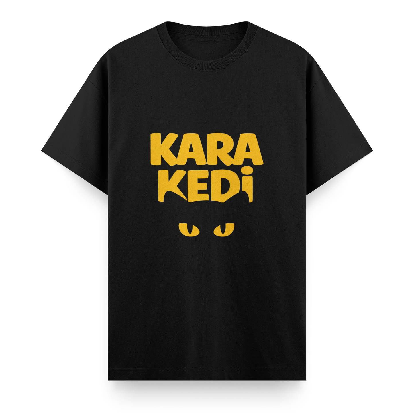 Kara Kedi Regular T-Shirt
