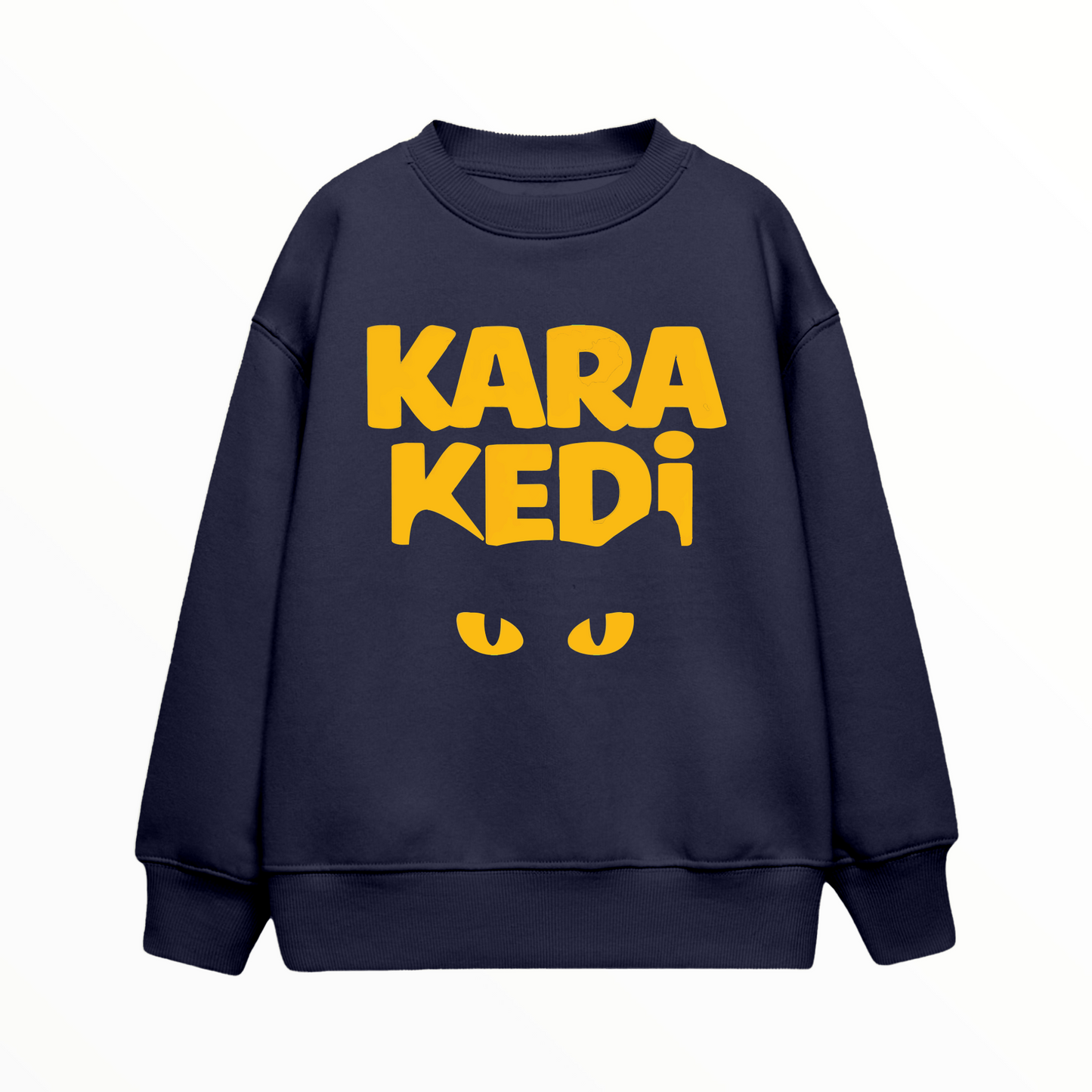 Kara Kedi Çocuk Sweatshirt