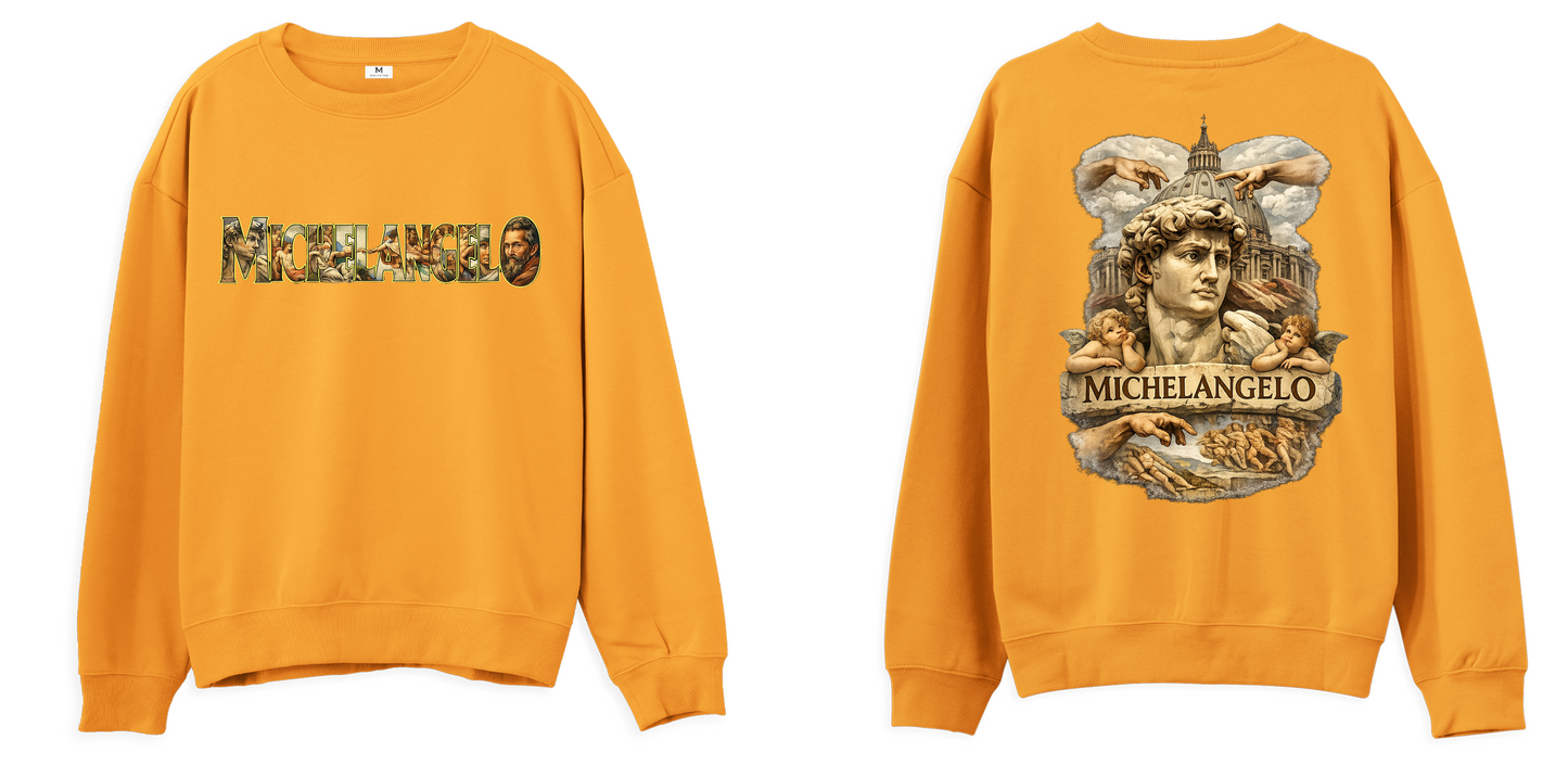 Sanat Serisi: Michelangelo Regular Sweatshirt
