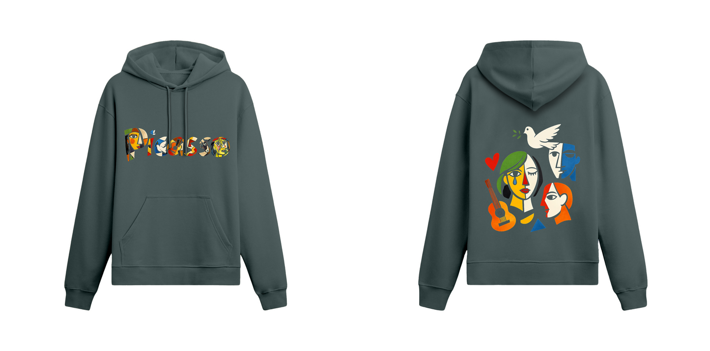 Sanat Serisi: Picasso Oversize Hoodie