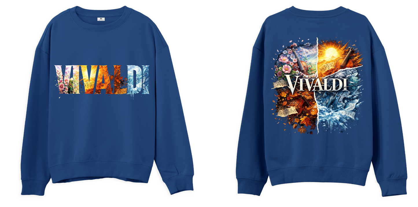 Sanat Serisi: Vivaldi 4 Mevsim Regular Sweatshirt