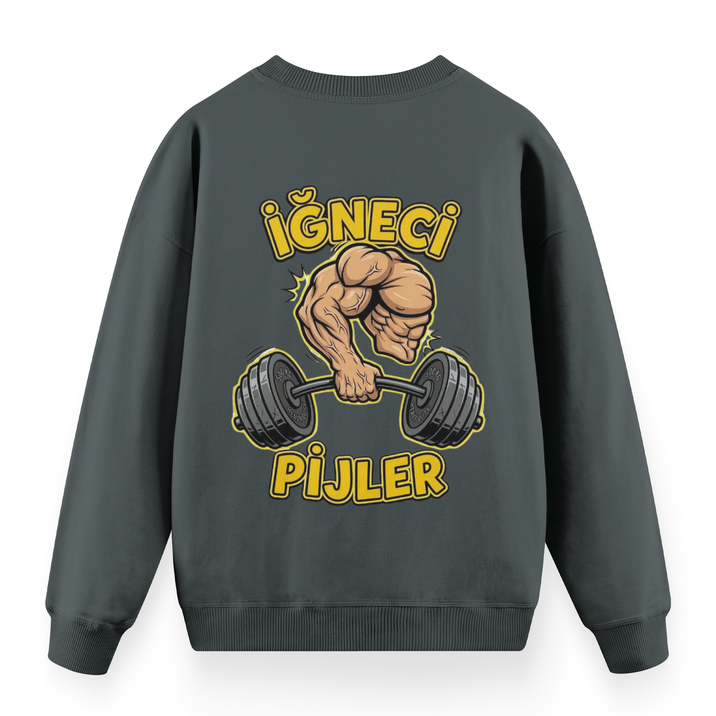 İğneci Pijler Oversize Sweatshirt