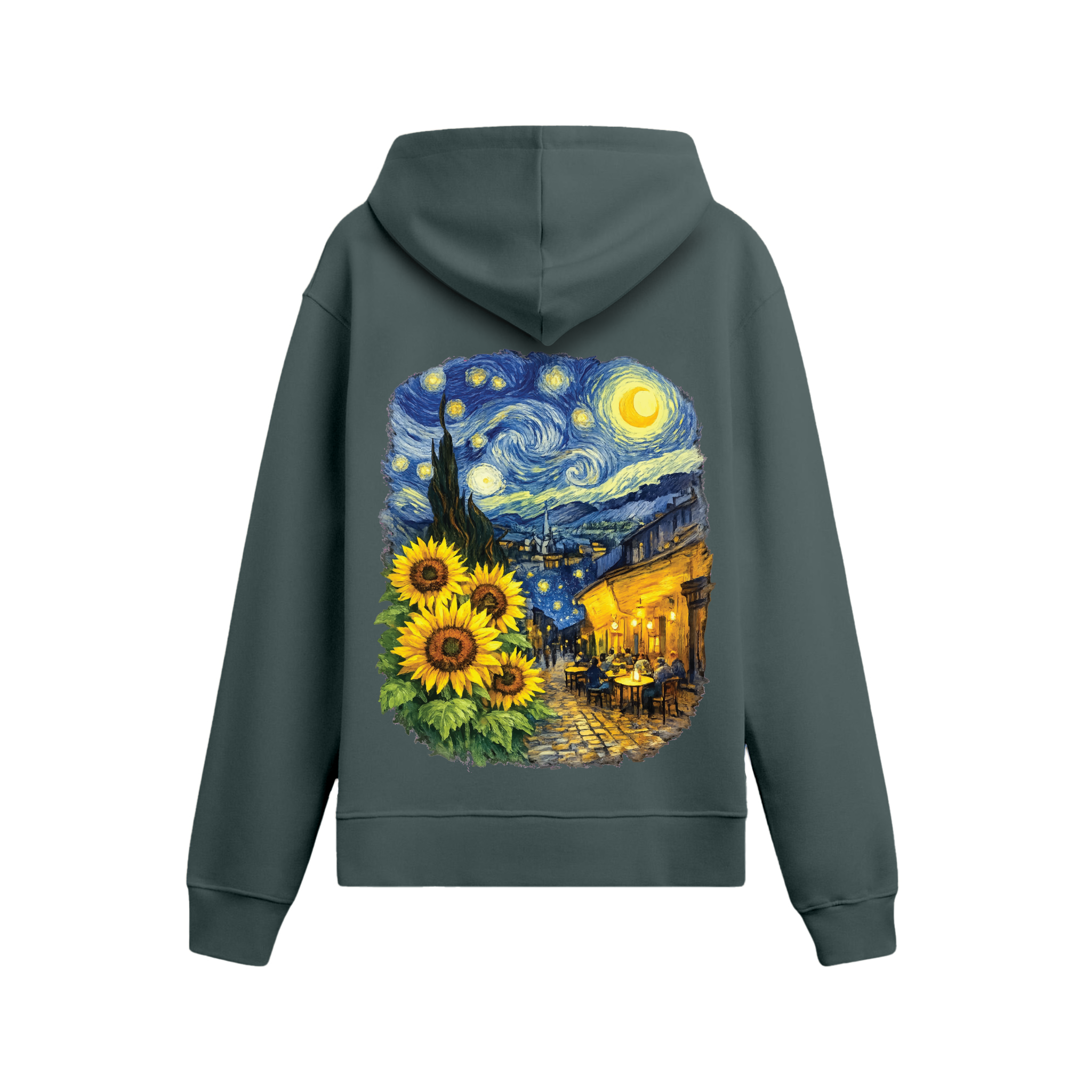 Sanat Serisi: Van Gogh Oversize Hoodie