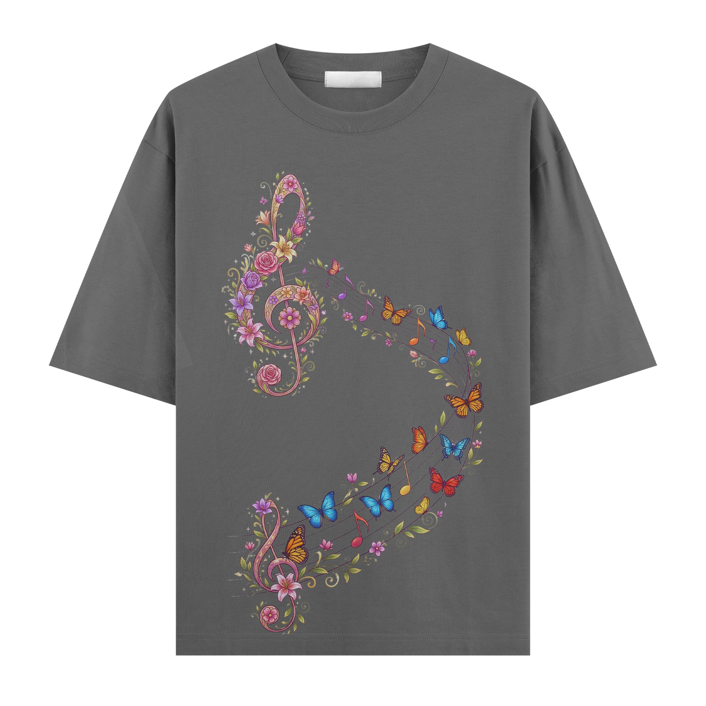 Musik-i Kelebek Oversize T-Shirt
