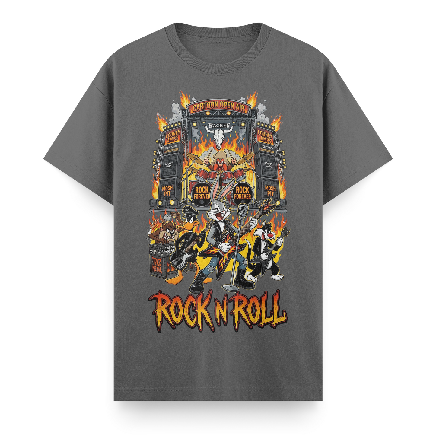 Looney Tunes: Retro Rock Riot Regular T-Shirt