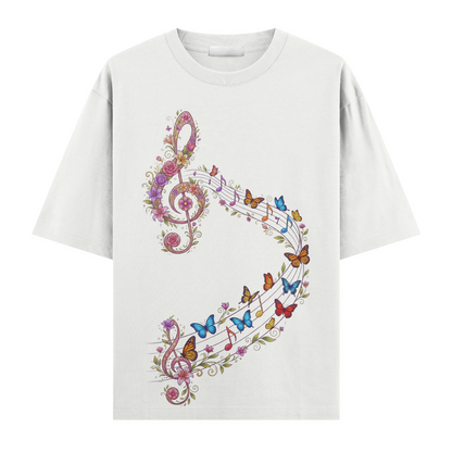 Musik-i Kelebek Oversize T-Shirt