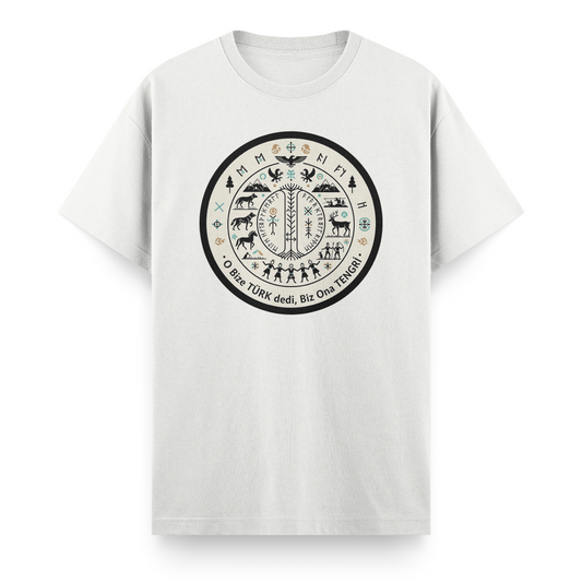O Bize Türk Dedi, Biz Ona Tengri Regular T-Shirt