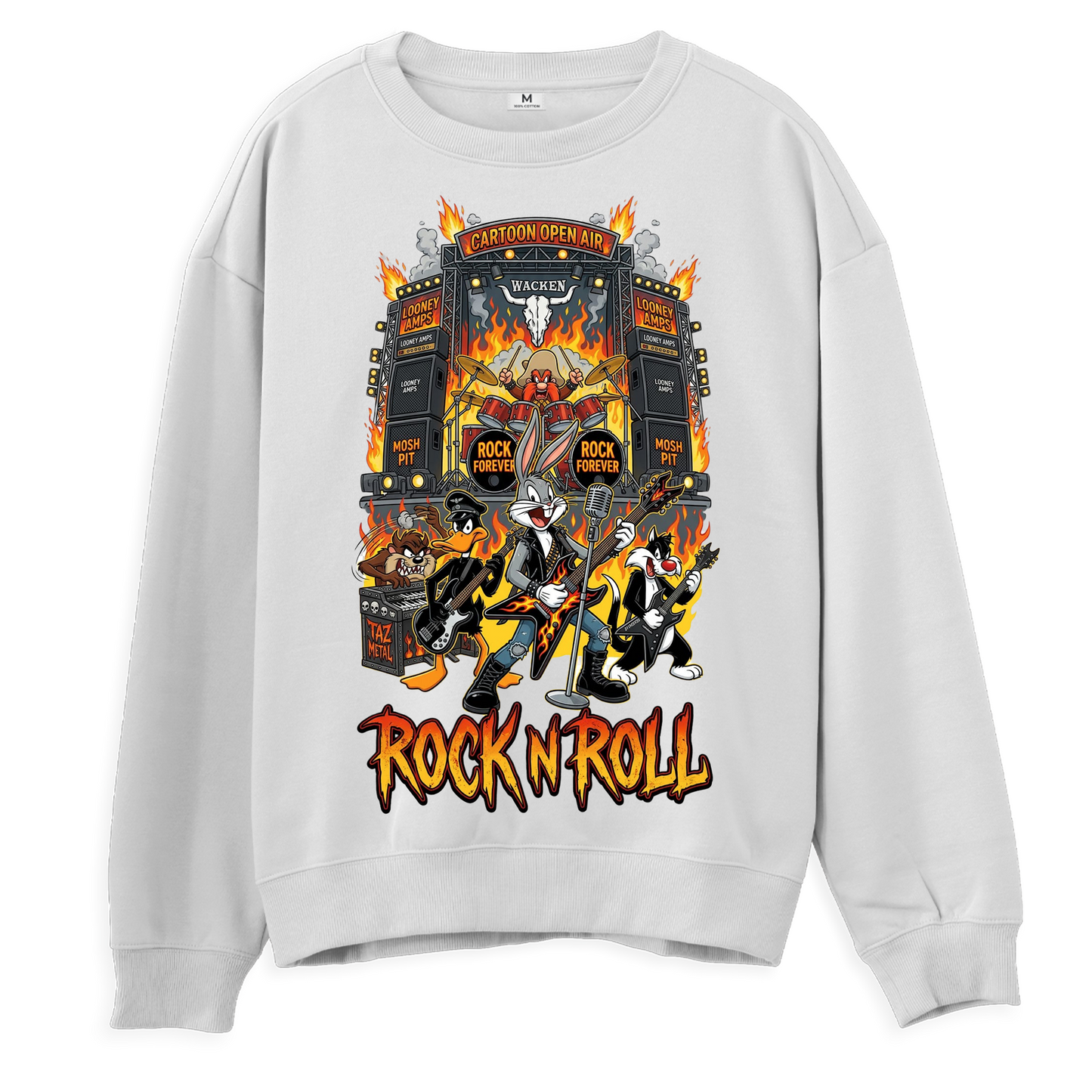 Looney Tunes: Retro Rock Riot Regular Sweatshirt
