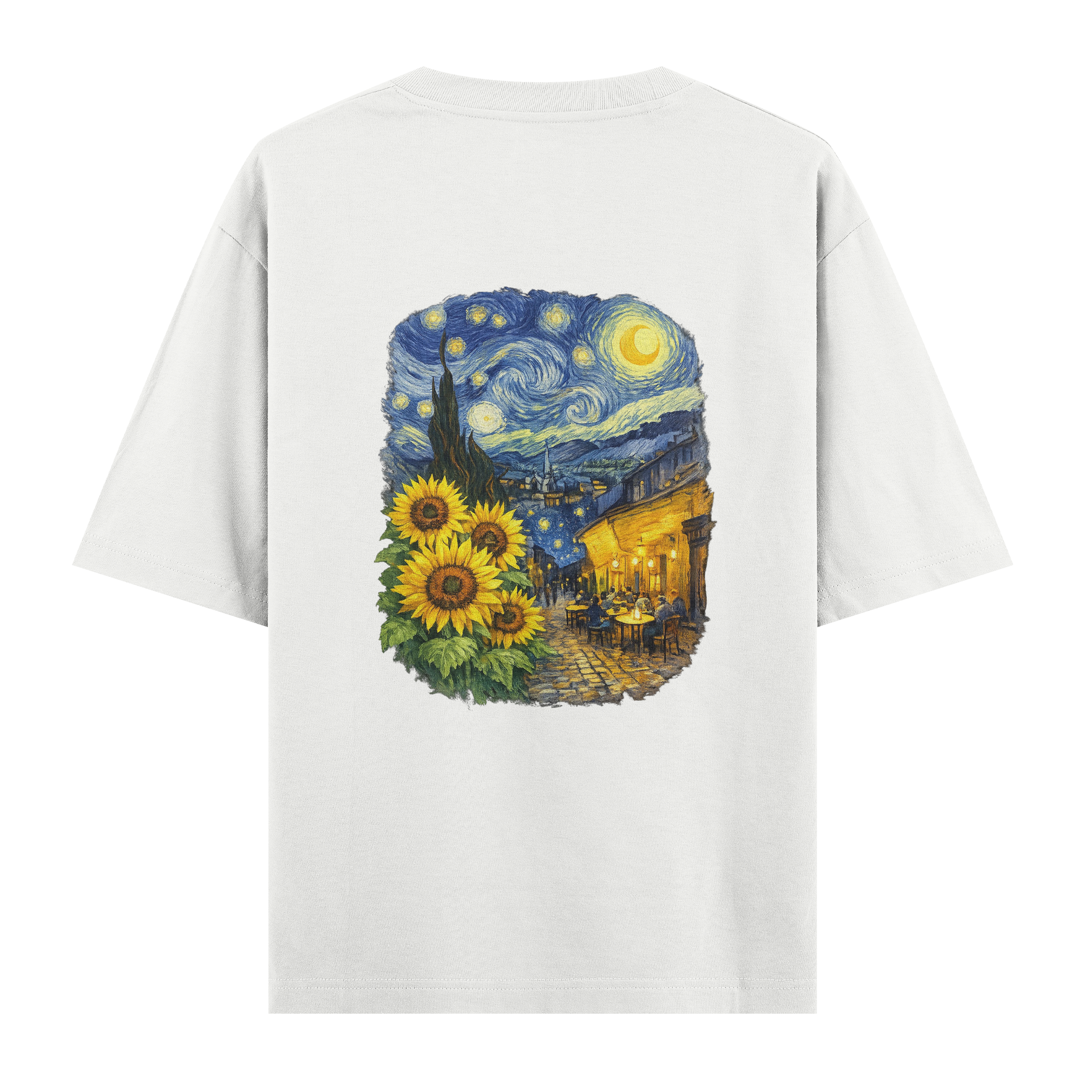 Sanat Serisi: Van Gogh Oversize T-Shirt