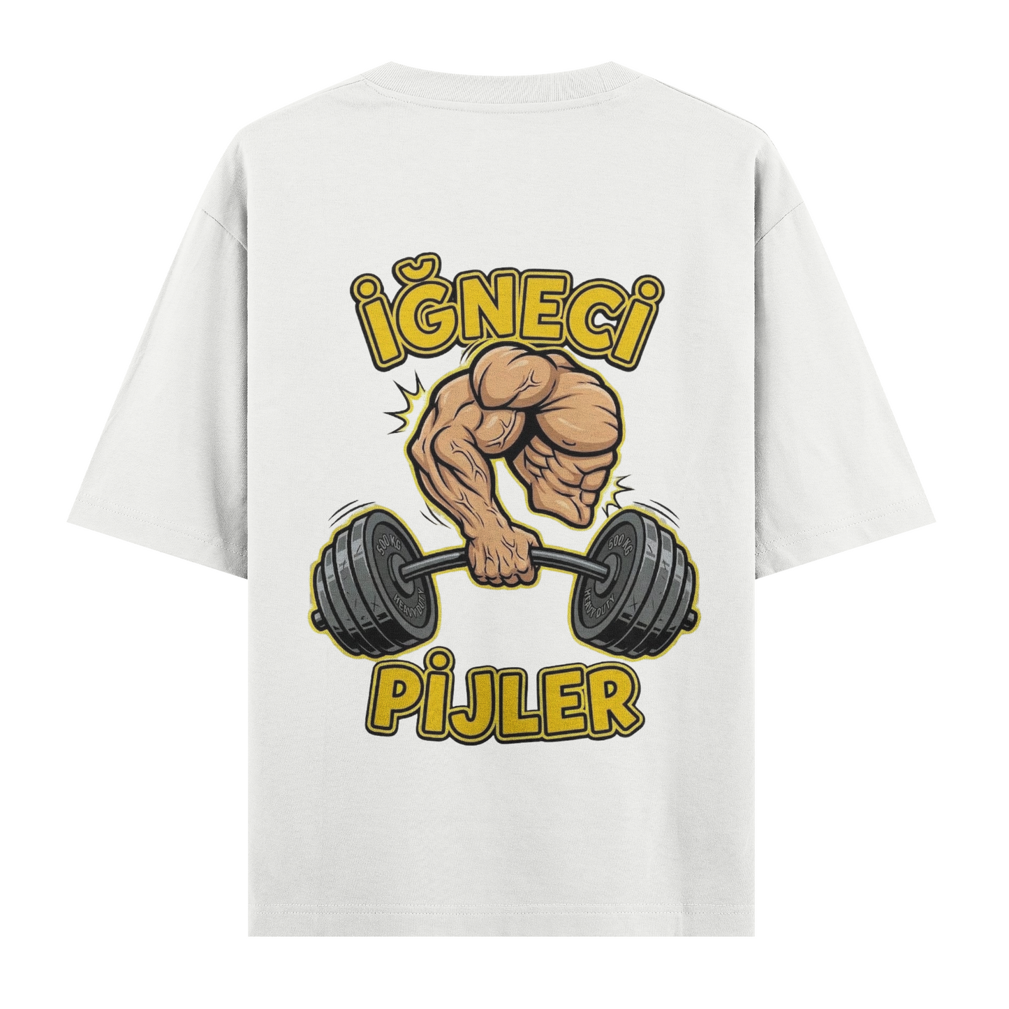 İğneci Pijler Oversize T-Shirt