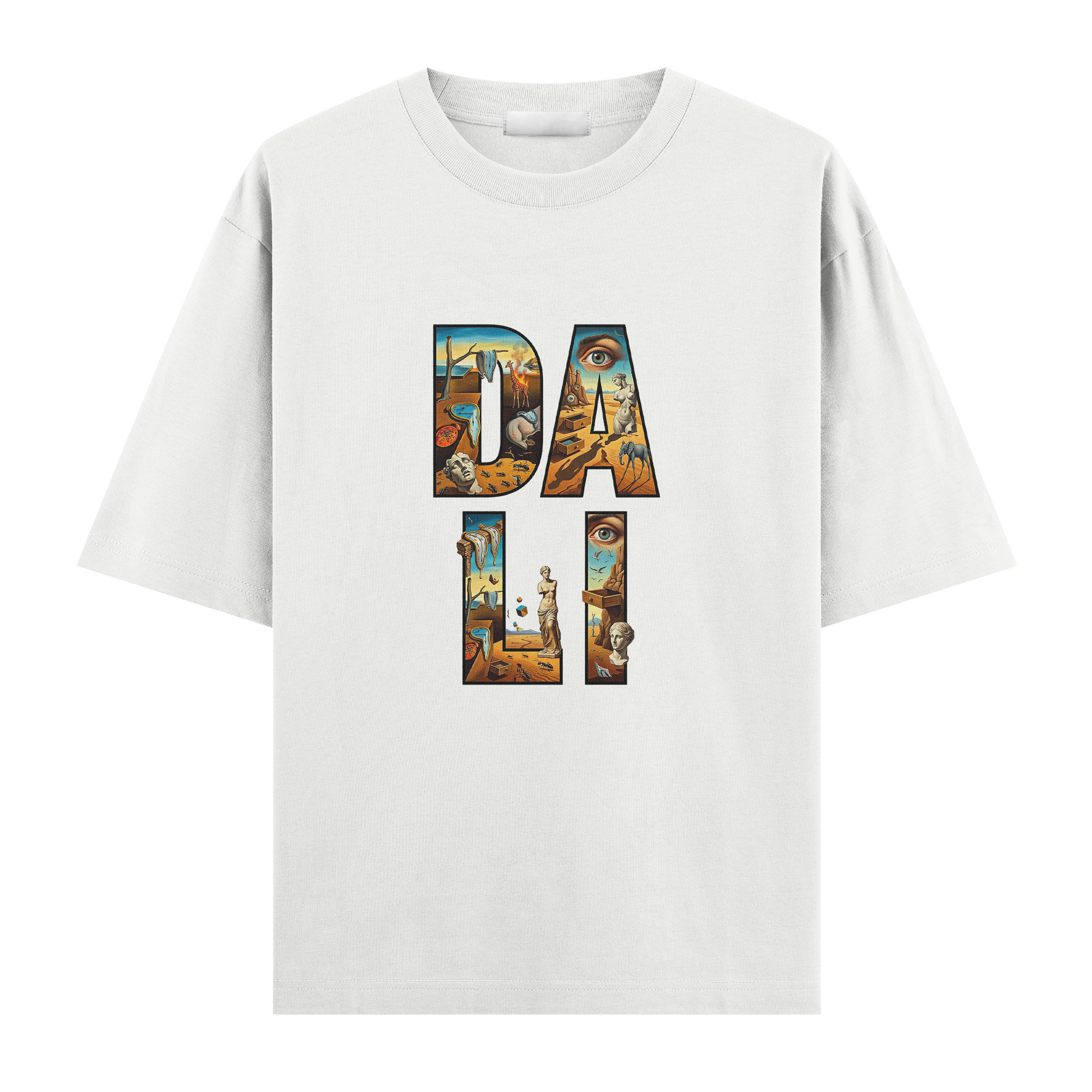 Sanat Serisi: Dali Oversize T-Shirt