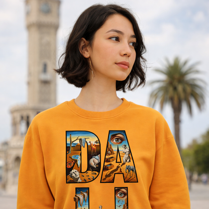 Sanat Serisi: Dali Oversize Sweatshirt