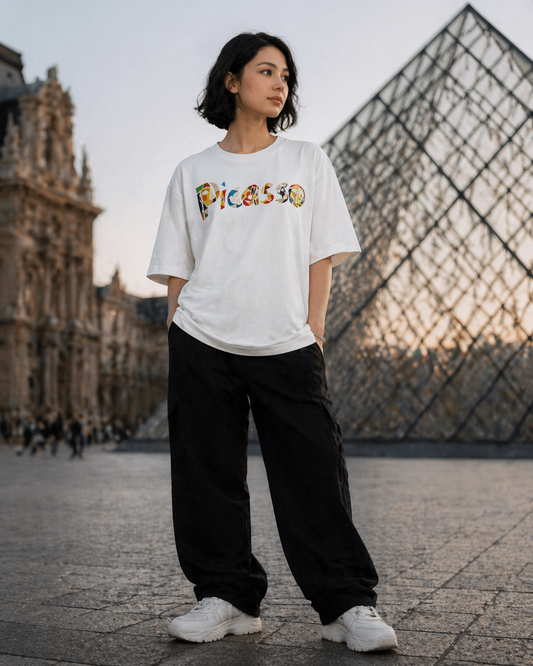 Sanat Serisi: Picasso Oversize T-Shirt