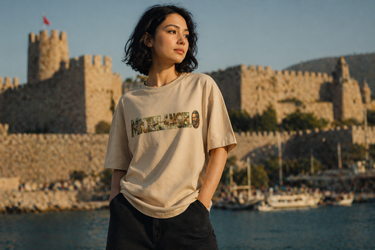Sanat Serisi: Michelangelo Oversize T-Shirt