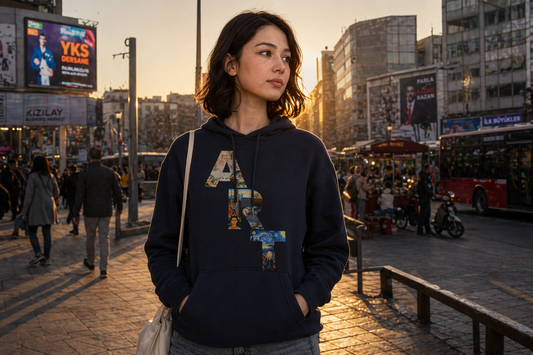 Sanat Serisi: Art Oversize Hoodie