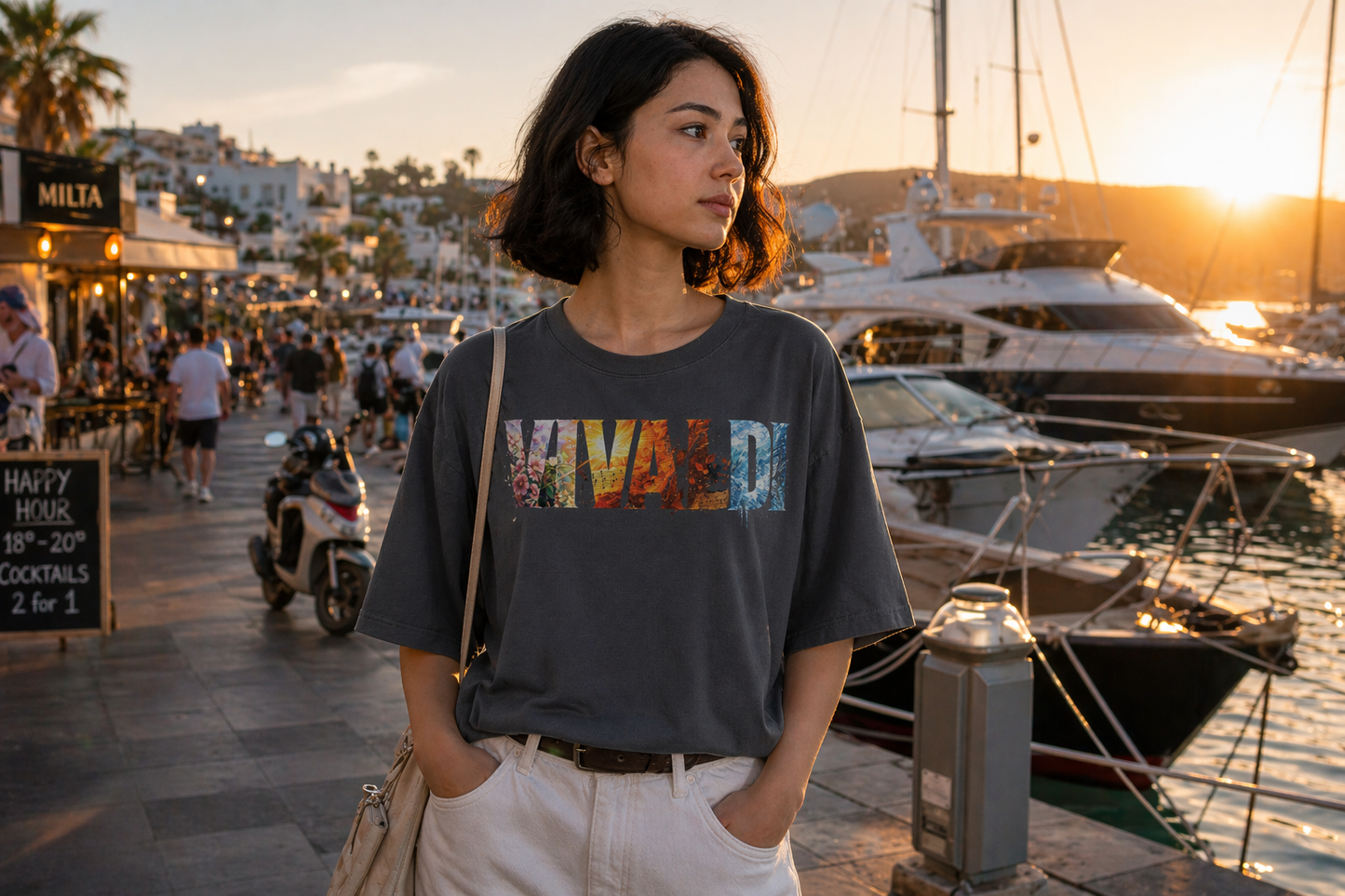 Sanat Serisi: Vivaldi 4 Mevsim Oversize T-Shirt