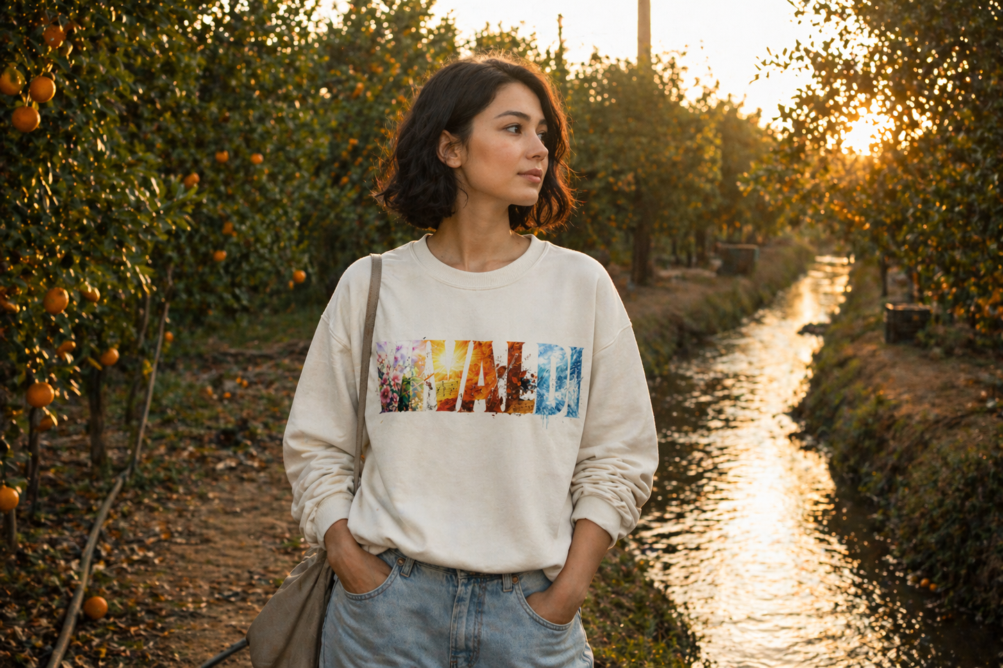 Sanat Serisi: Vivaldi 4 Mevsim Oversize Sweatshirt