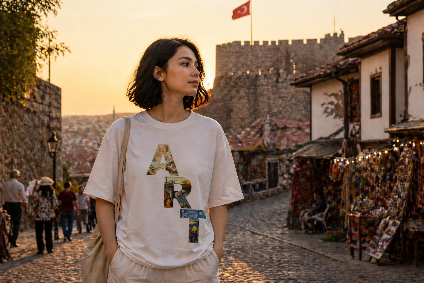 Sanat Serisi: ART Oversize T-Shirt