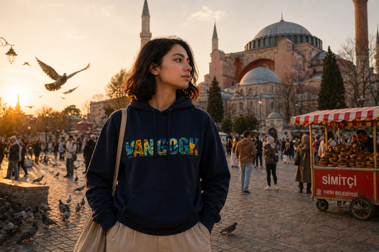 Sanat Serisi: Van Gogh Oversize Hoodie