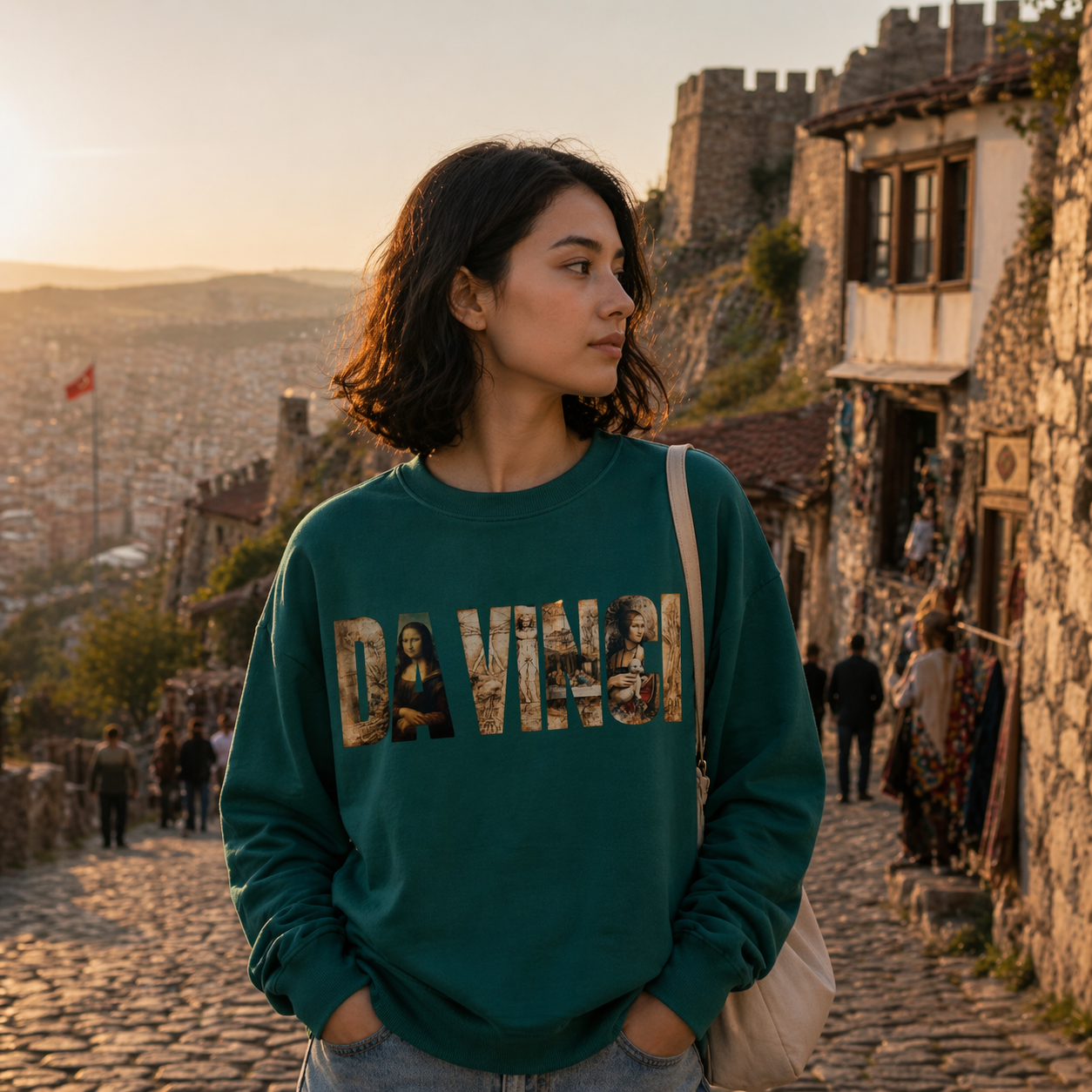 Sanat Serisi: Da Vinci Regular Sweatshirt
