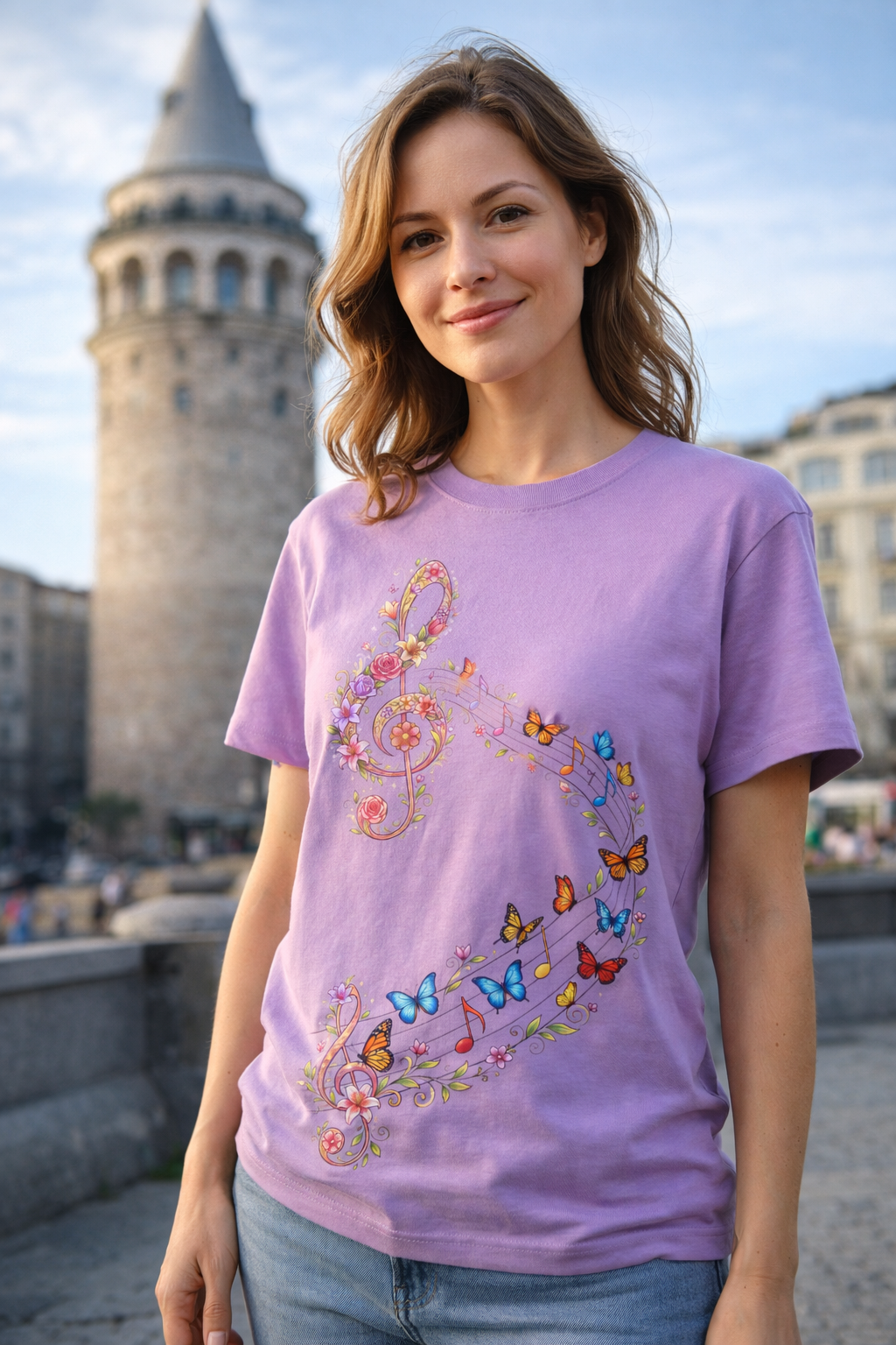 Musik-i Kelebek Oversize T-Shirt