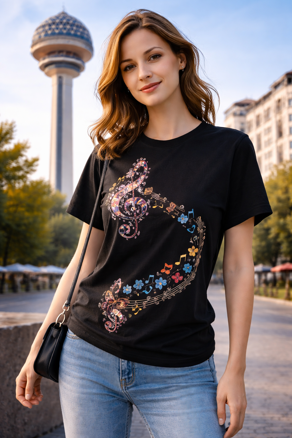 Musik-i Kelebek Oversize T-Shirt