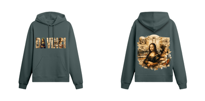 Sanat Serisi: Da Vinci Oversize Hoodie