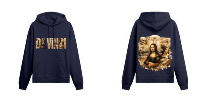 Sanat Serisi: Da Vinci Oversize Hoodie