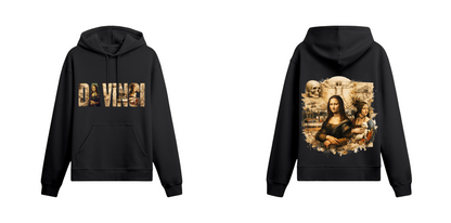 Sanat Serisi: Da Vinci Oversize Hoodie
