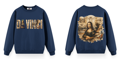 Sanat Serisi: Da Vinci Oversize Sweatshirt