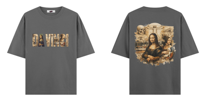 Sanat Serisi: Da Vinci Oversize T-Shirt