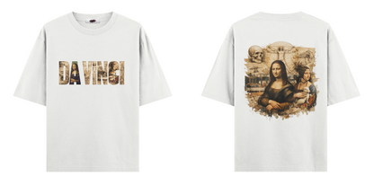 Sanat Serisi: Da Vinci Oversize T-Shirt
