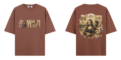 Sanat Serisi: Da Vinci Oversize T-Shirt
