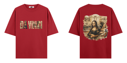 Sanat Serisi: Da Vinci Oversize T-Shirt