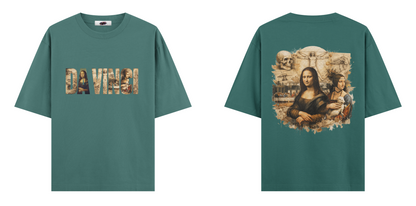 Sanat Serisi: Da Vinci Oversize T-Shirt