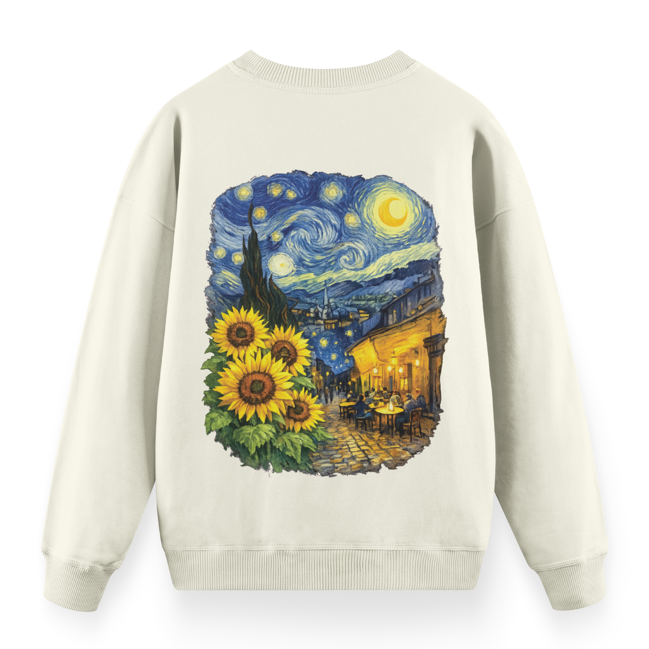 Sanat Serisi: Van Gogh Oversize Sweatshirt