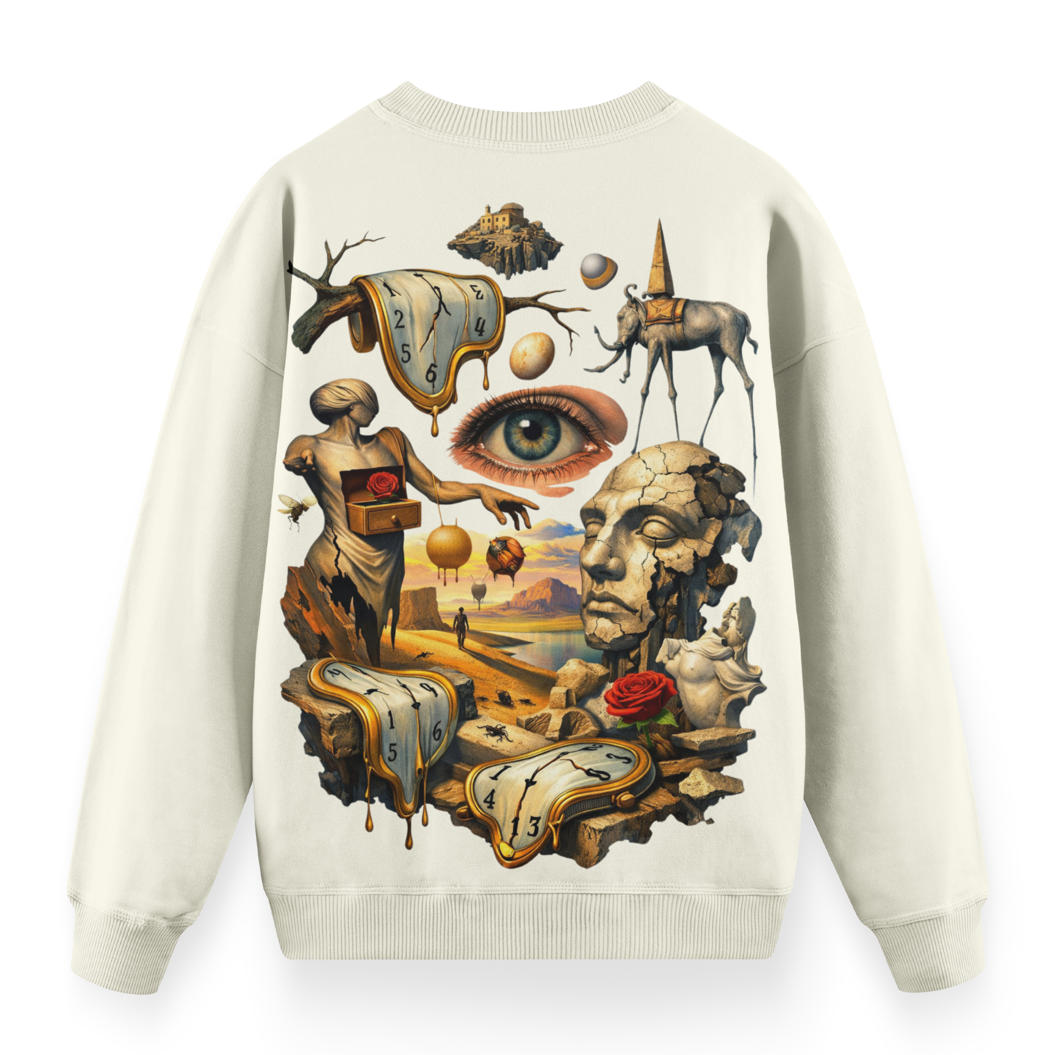 Sanat Serisi: Dali Oversize Sweatshirt