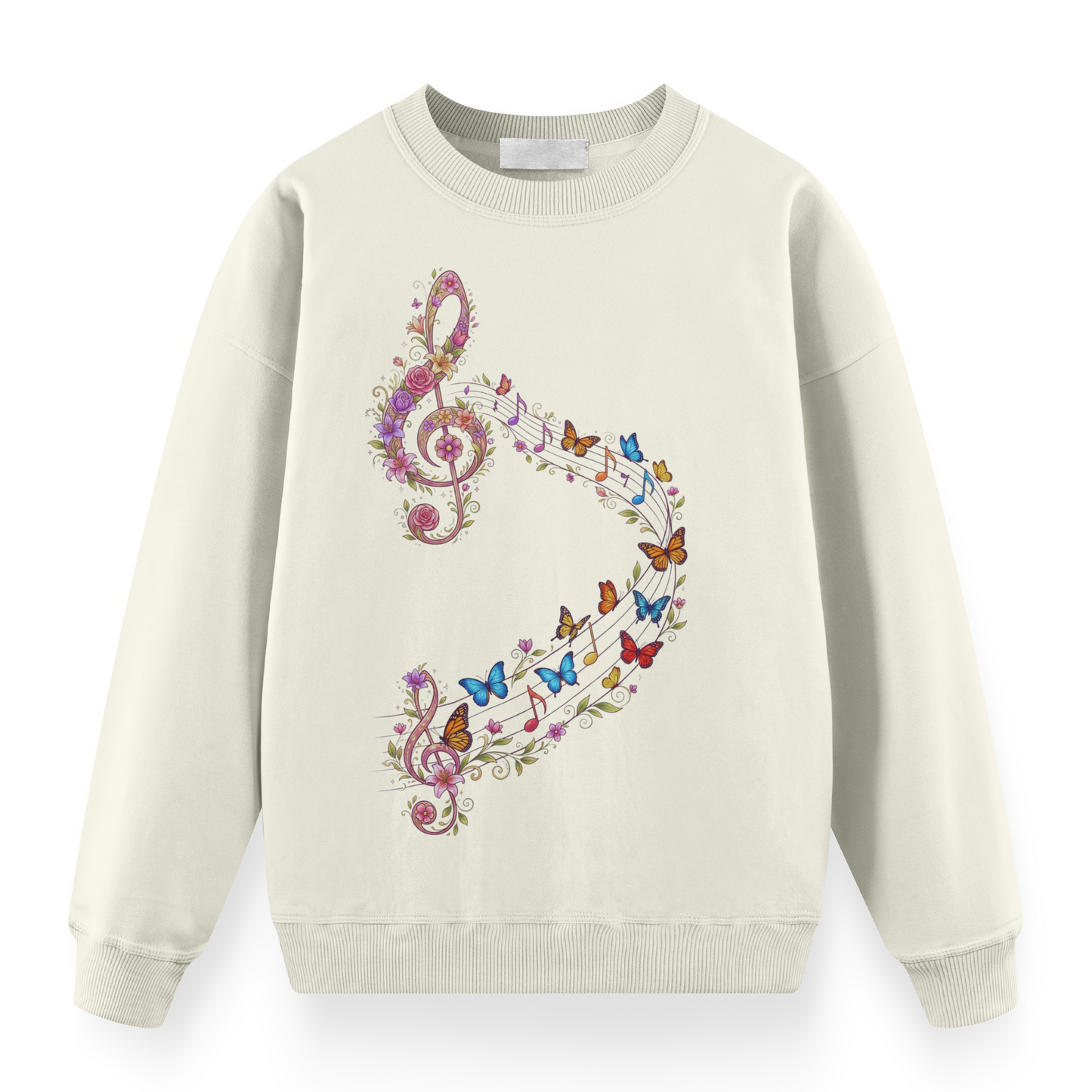 Musik-i Kelebek Oversize Sweatshirt