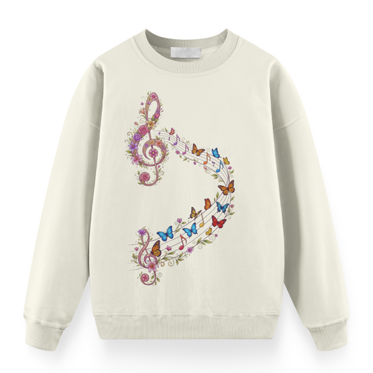 Musik-i Kelebek Oversize Sweatshirt