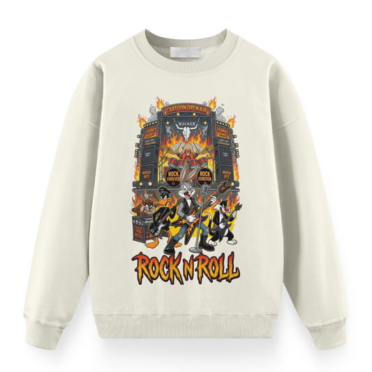 Looney Tunes: Retro Rock Riot Oversize Sweatshirt