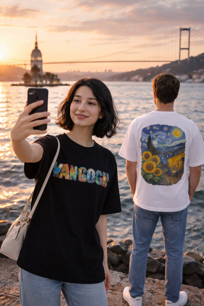 Sanat Serisi: Van Gogh Oversize T-Shirt