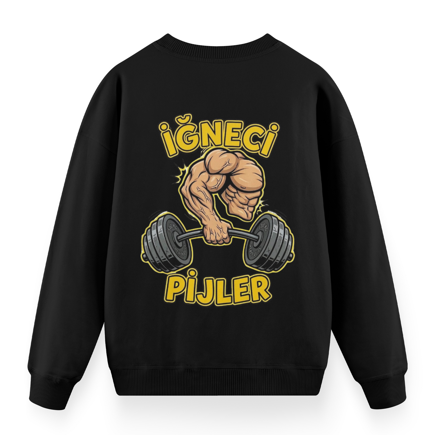 İğneci Pijler Oversize Sweatshirt