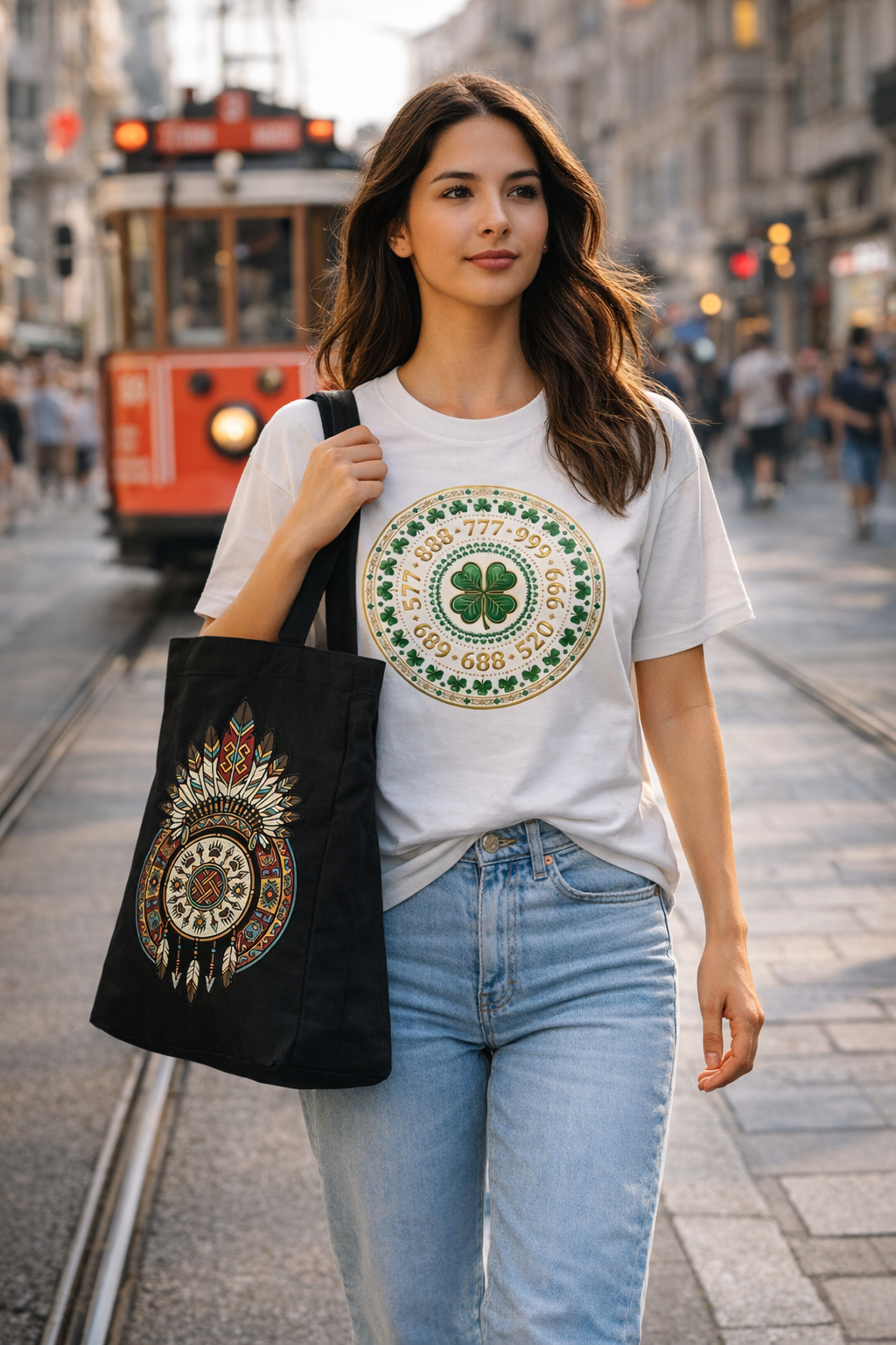 Göçebe Düşler Tote Bag – Bohem Bez Çanta