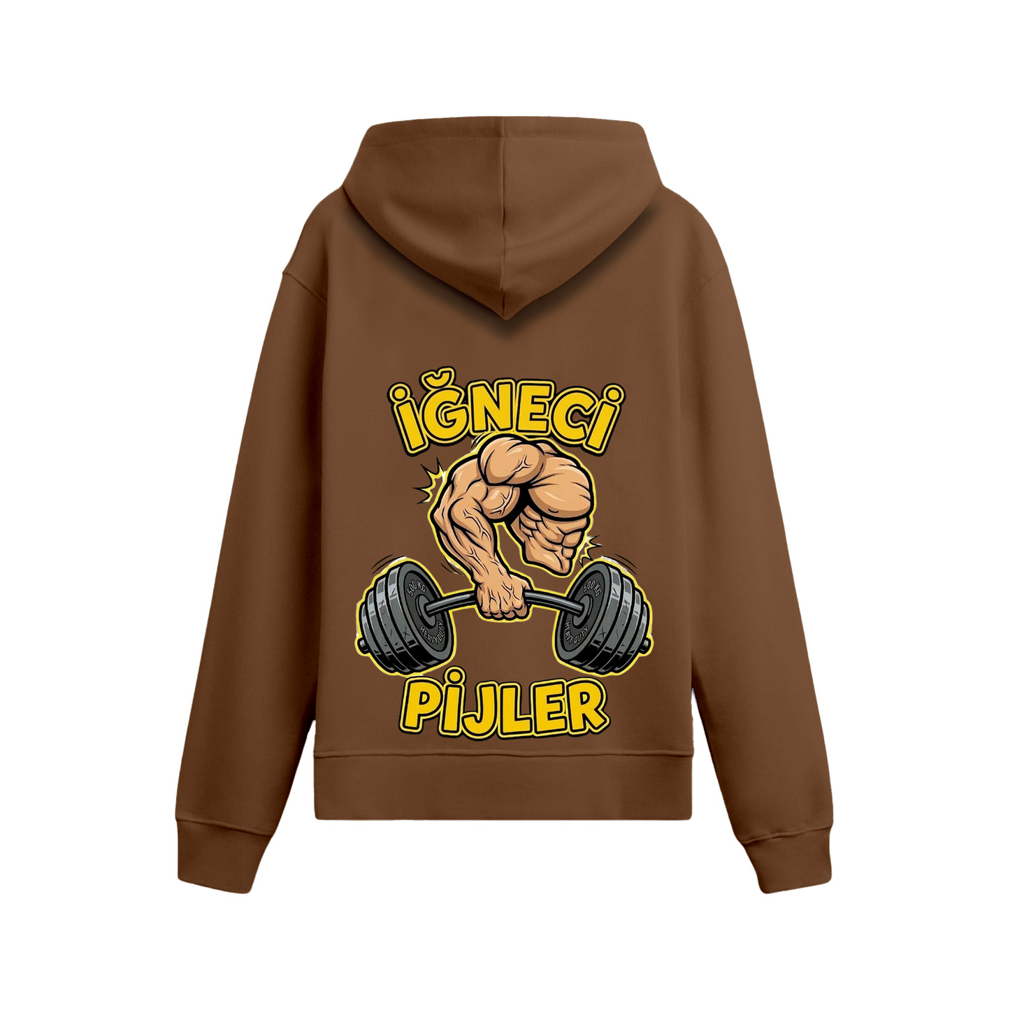 İğneci Pijler Oversize Oversize Hoodie
