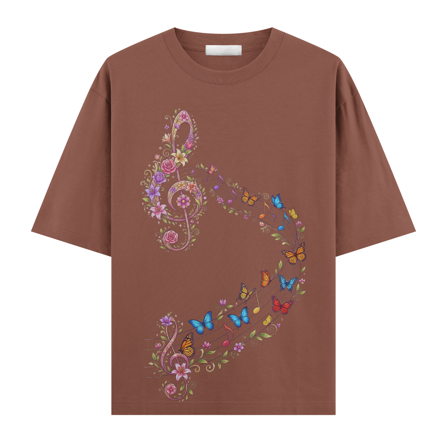 Musik-i Kelebek Oversize T-Shirt