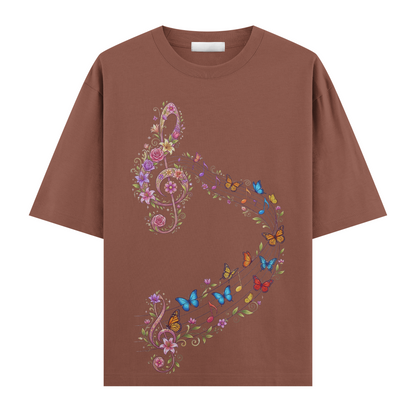 Musik-i Kelebek Oversize T-Shirt