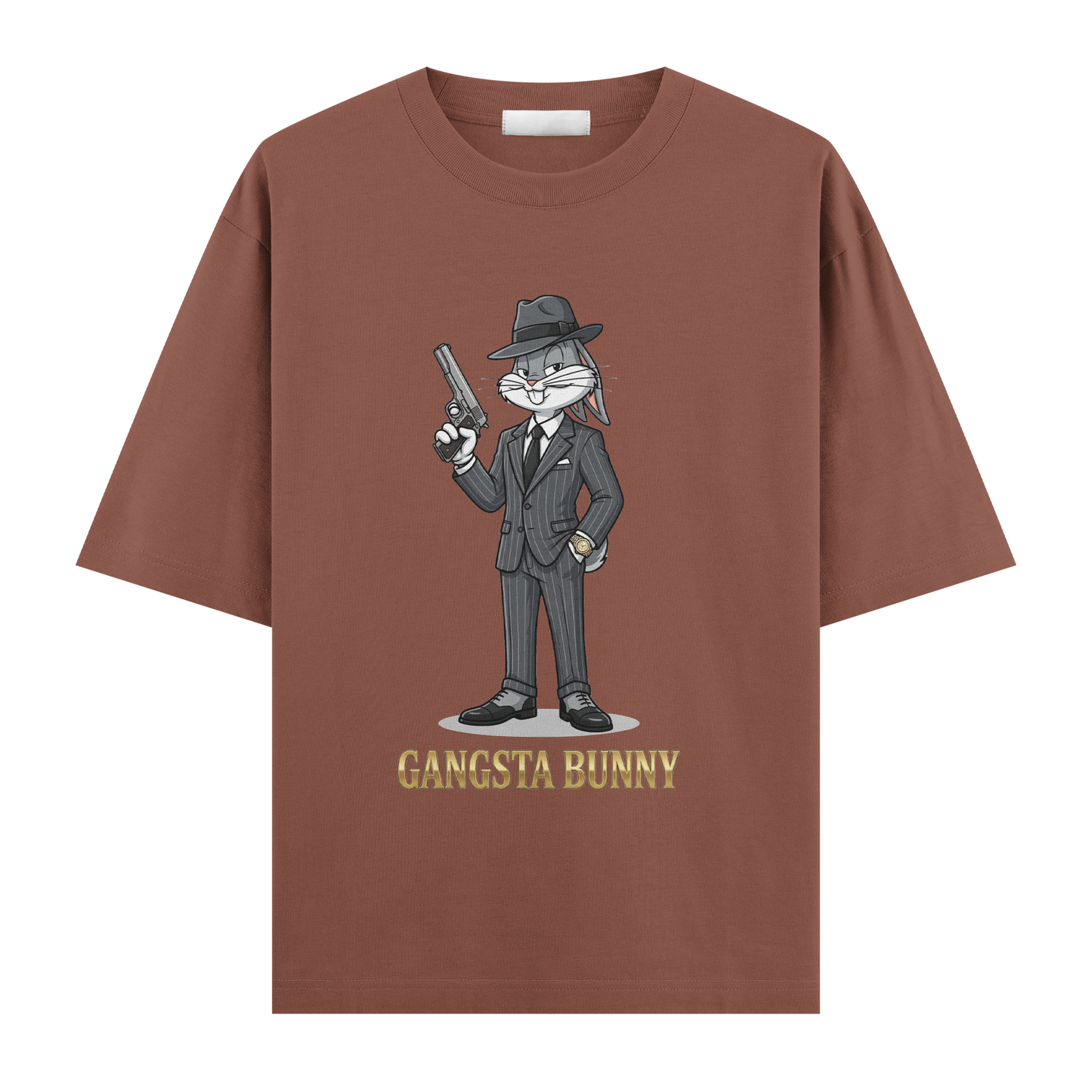 Boss Bunny: Elite Gangster Oversize T-Shirt