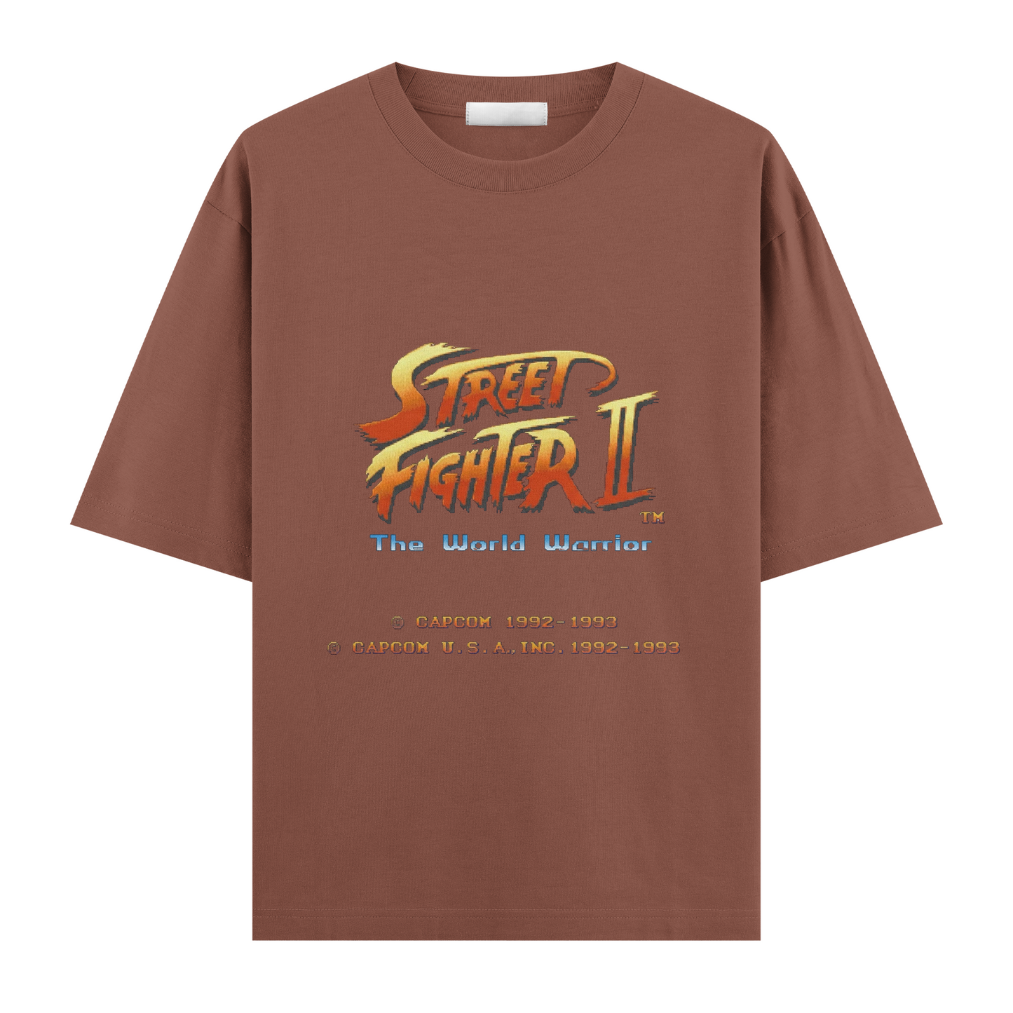 Street Fighter II The World Warriors Oversize T-Shirt
