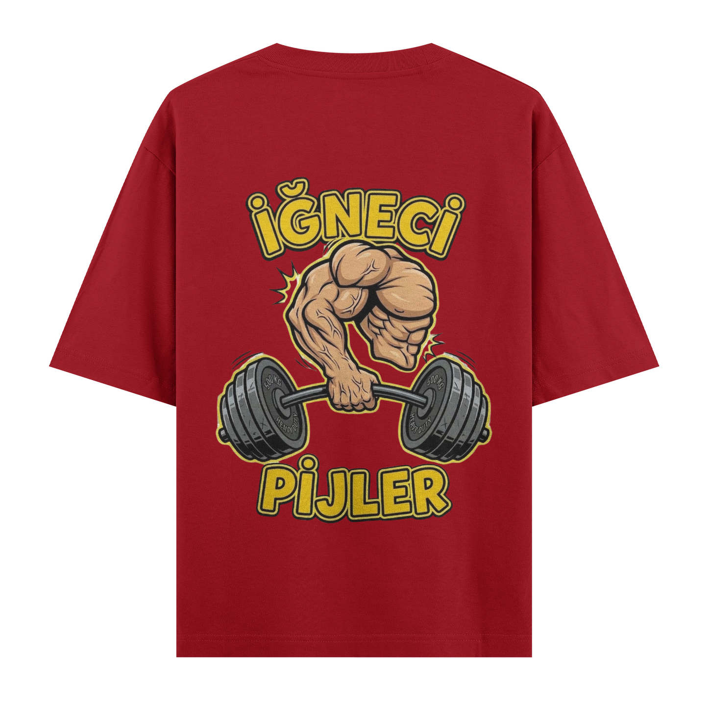 İğneci Pijler Oversize T-Shirt